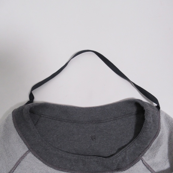 Lululemon Women's Good Karma Pullover Heathered Coal Size 6 Cotton - Picture 9 of 12